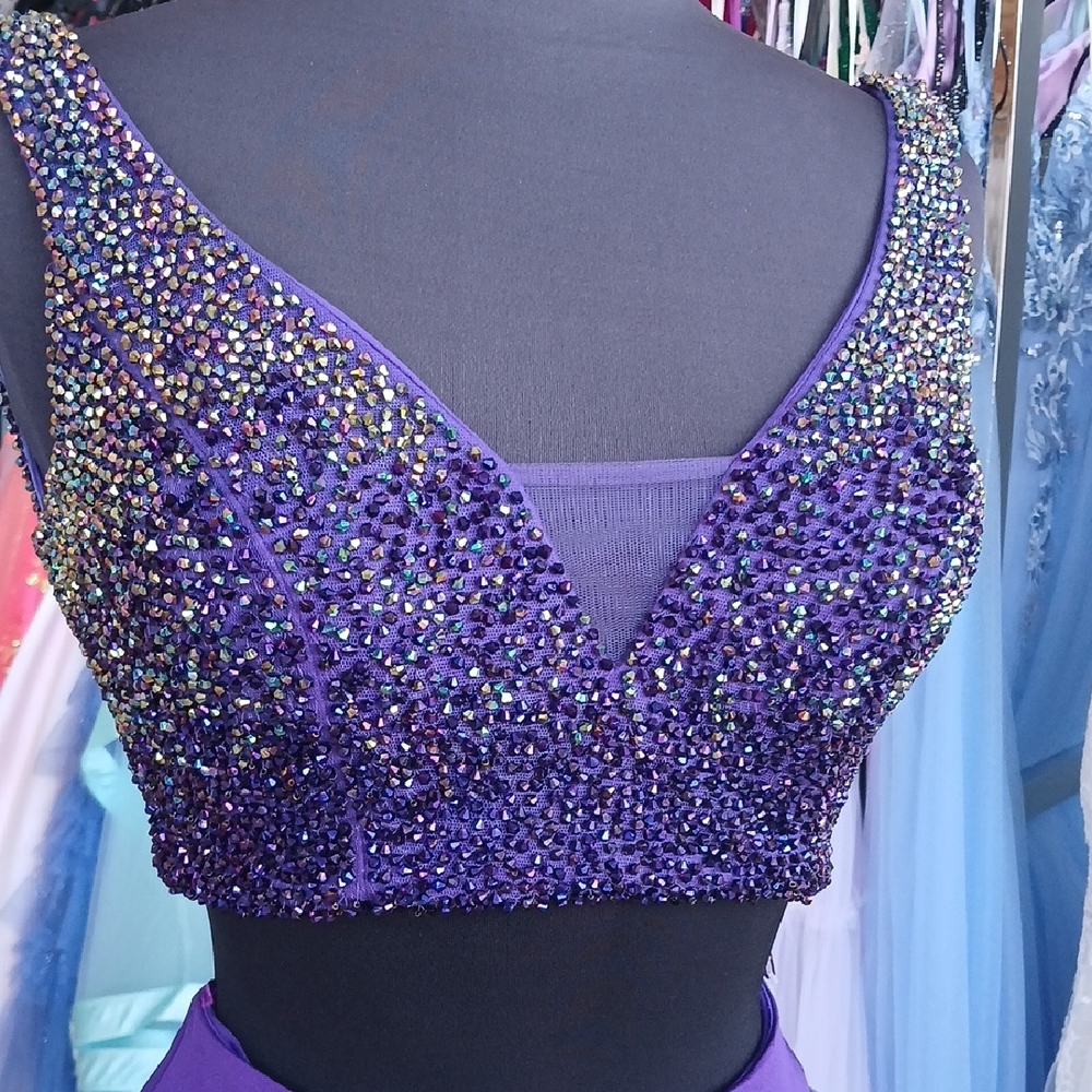 Purple Prom Pagean Dress